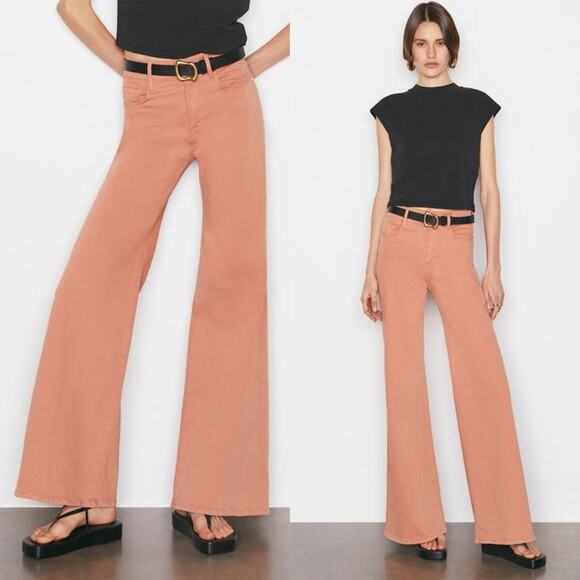 Frame Denim Denim - Frame Le Palazzo Terracotta